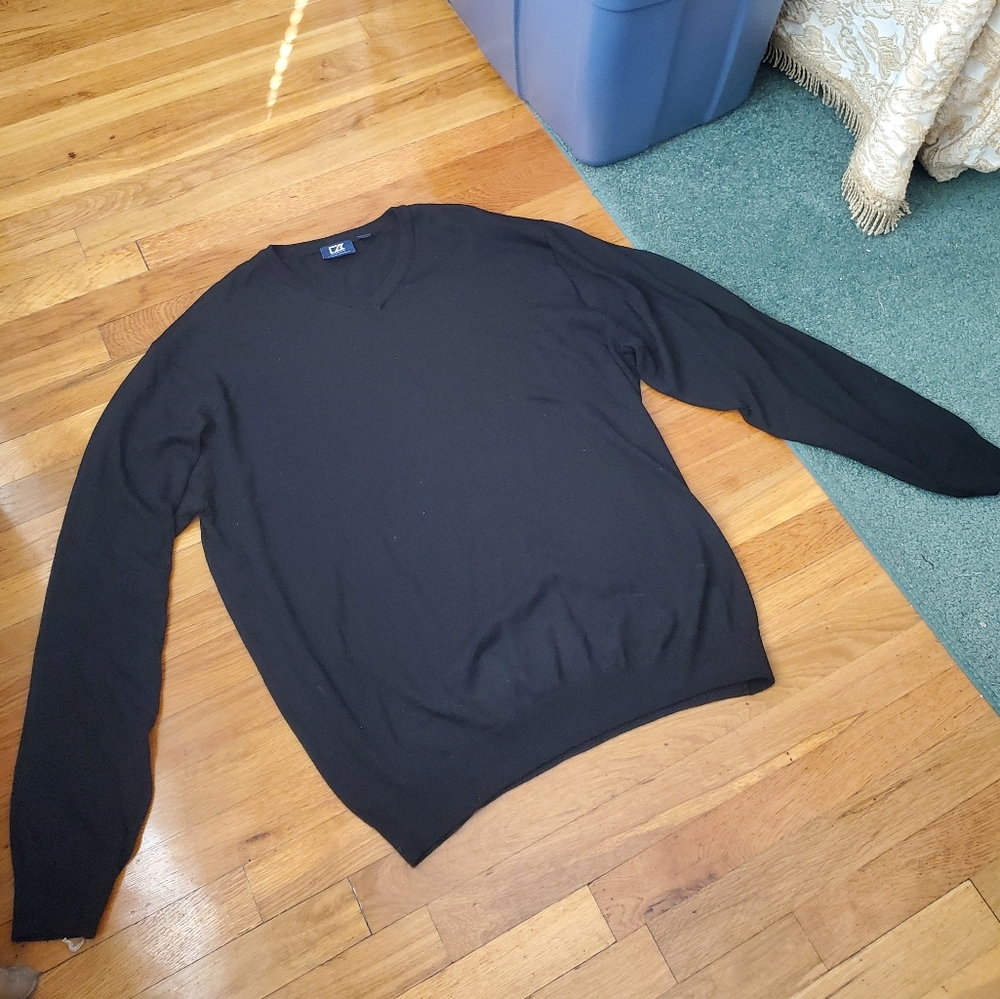 Men's V-Neck Sweater - Picture 3 of 5
